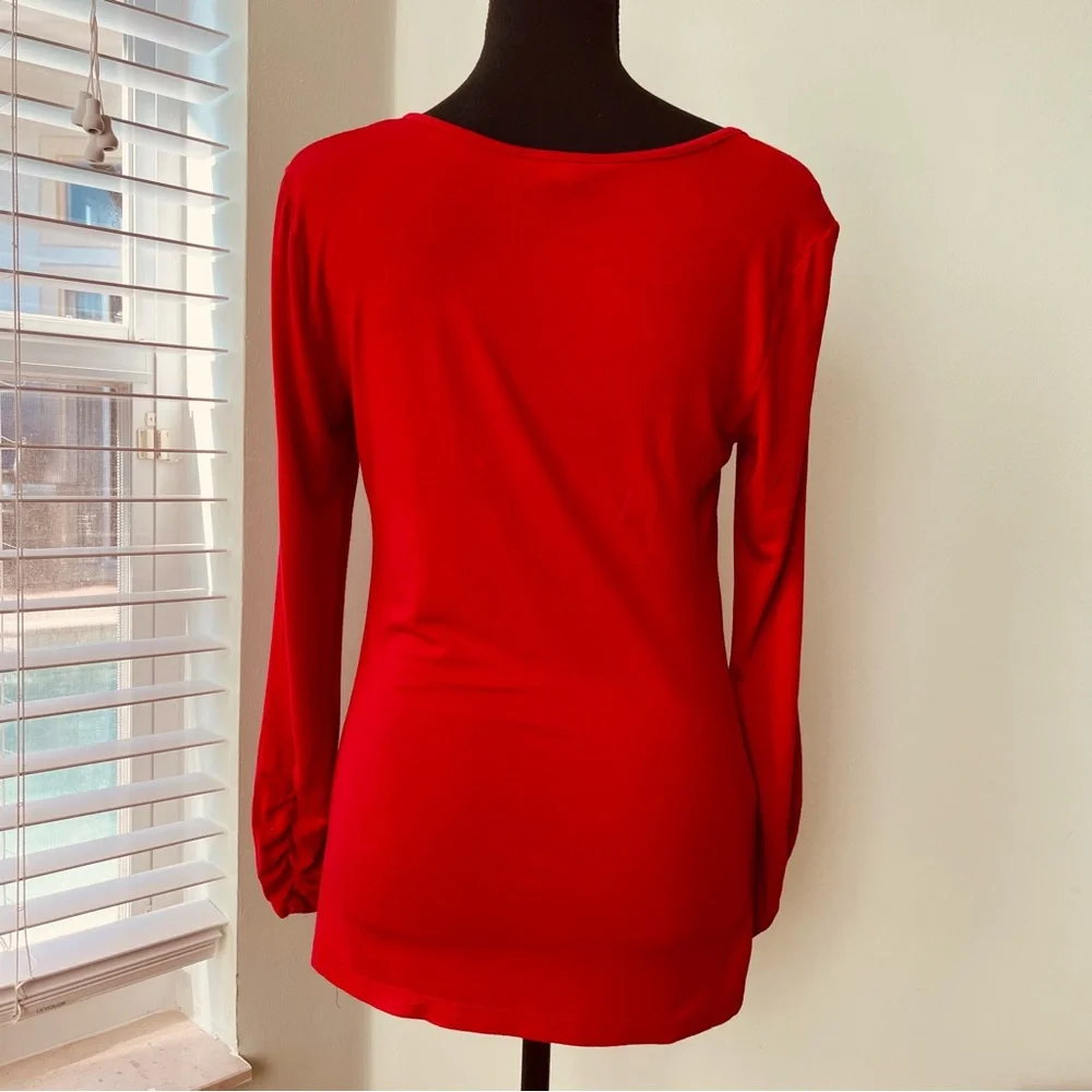 Boston Proper Rhinestone Zip Front Top
